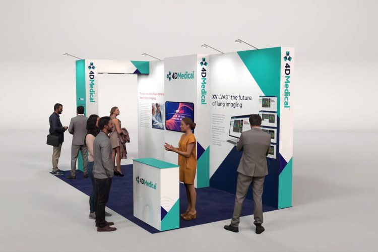 4DMedical Exhibition Booth Header