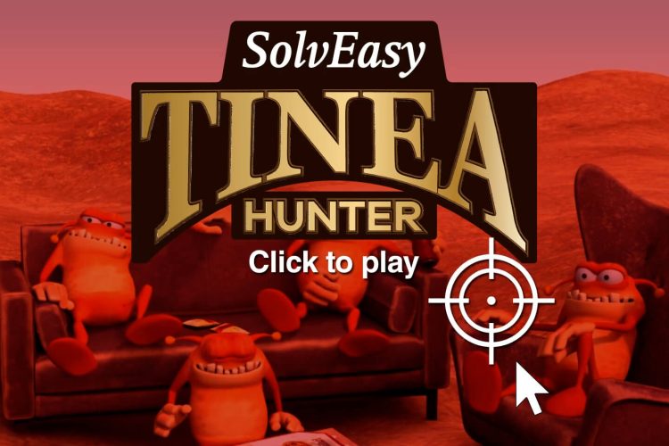 SolvEasy Tinea Hunter Interactive Game Header